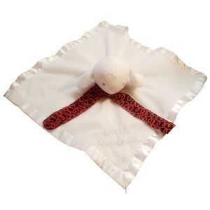 Lamb 11" by 11"  Lovey Security Soft Blanket "Bless This Child" Stepping Stones